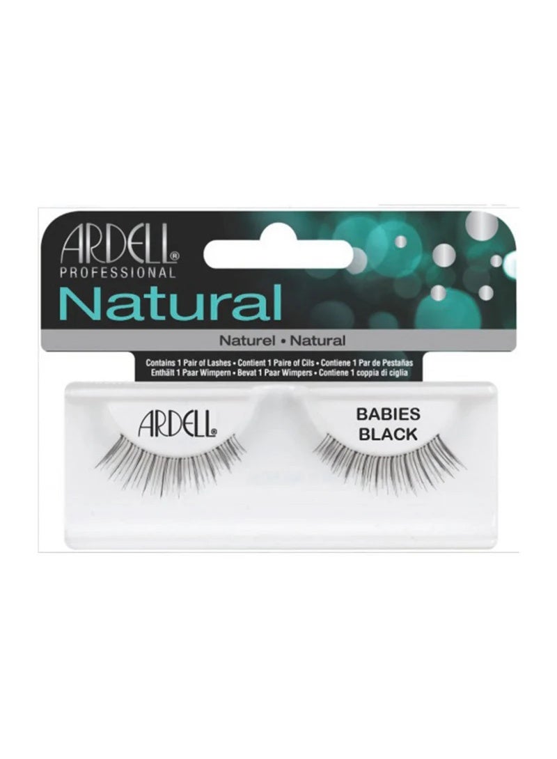 ARDELL Natural Lashes – Babies Black Ultra-Lightweight & Naturally Subtle Look - Image 1
